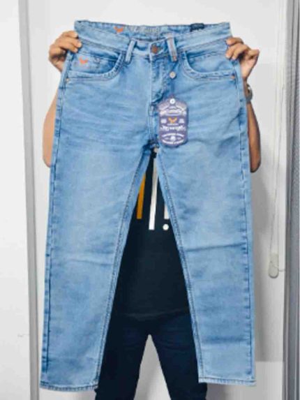 KingFisher China Knit Denim Jeans – Light Blue By White Heaven