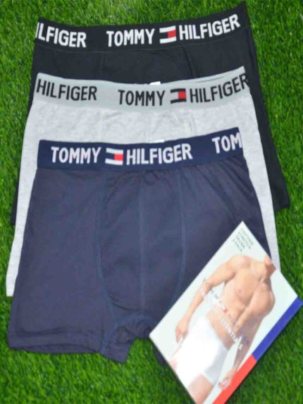 Tommy Hilfiger 3-Piece Cotton Boxer Underwear Set for Men – All-Day Comfort Redefined